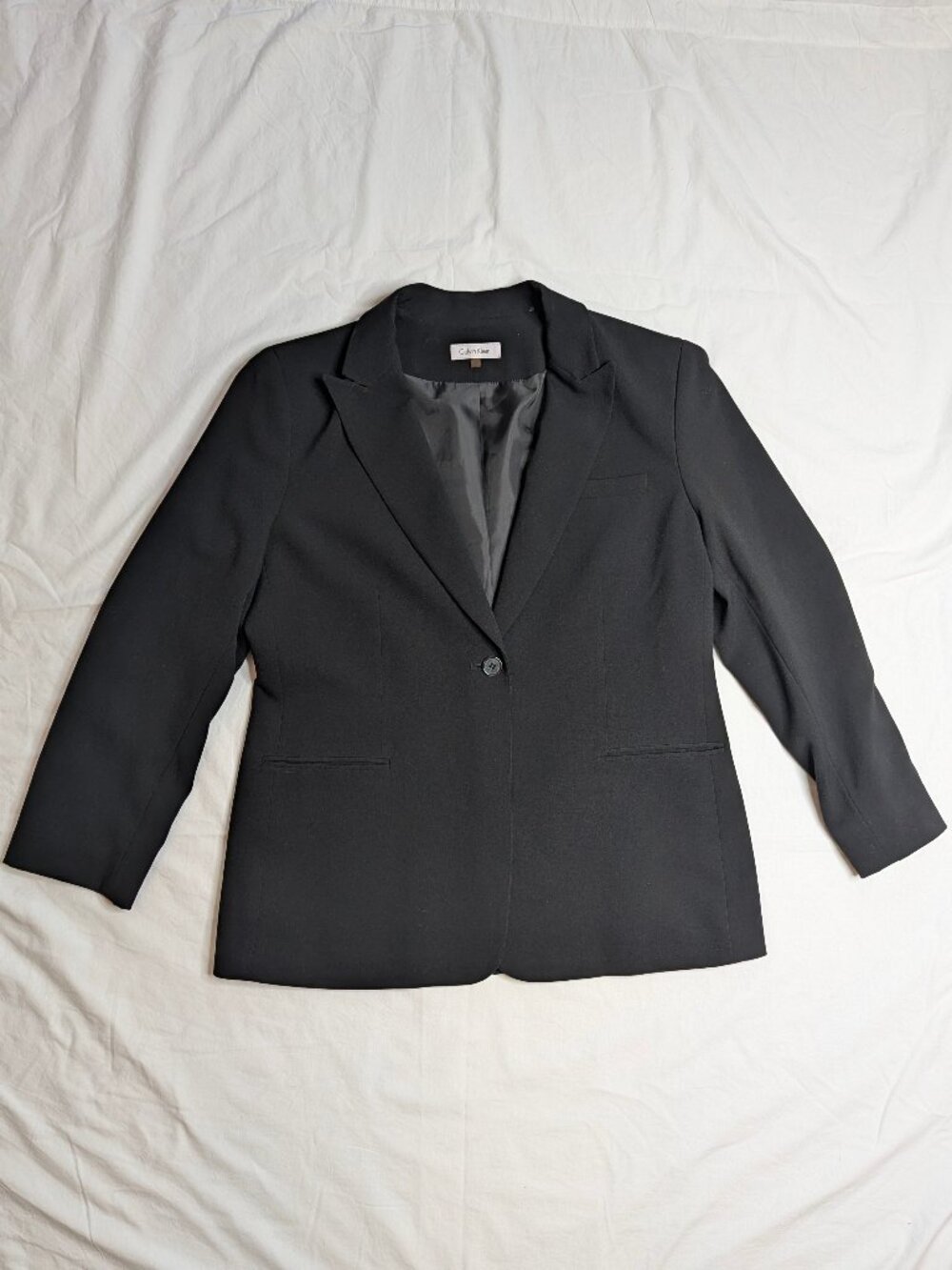 Calvin Klein Women's Black Blazer, Size 14